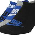 Шкарпетки Nike Y NK EVERYDAY LTWT NS 3PR - HB чорний, сірий, синій Діт 34-38 DT-SK0054-907, прев. 1