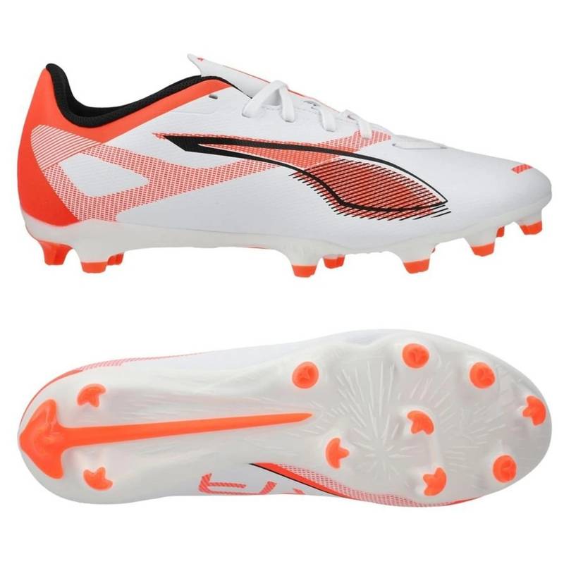 Бутси Puma ULTRA 5 PLAY FG/AG білий, помаранчевий Уні DT-108169-01, рис. 0
