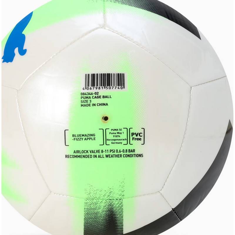 М'яч футбольний Puma CAGE ball білий, синій Уні 5 DT-084346-02, рис. 1