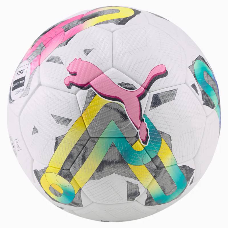 М'яч футбольний Puma Orbita 2 TB (FIFA Quality Pro) білий, рожевий, мультиколор Уні 5 DT-083775-01, рис. 0
