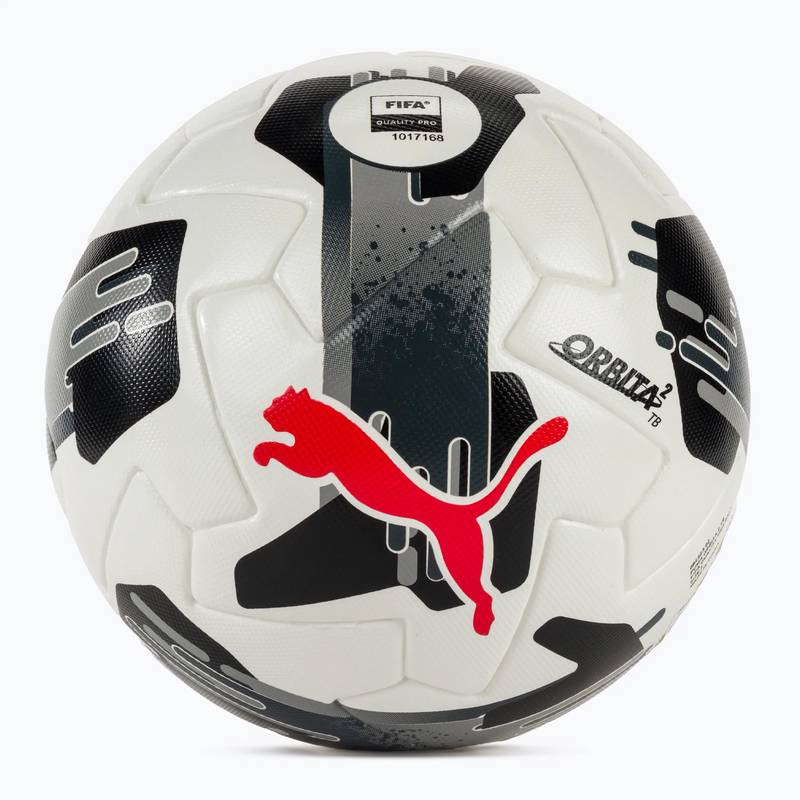 М'яч футбольний Puma Orbita 2 TB (FIFA Quality Pro) білий, чорний, червоний Уні 5 DT-084323-02, рис. 0