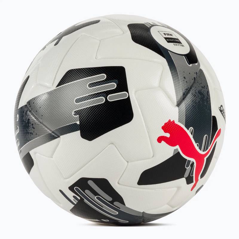 М'яч футбольний Puma Orbita 2 TB (FIFA Quality Pro) білий, чорний, червоний Уні 5 DT-084323-02, рис. 1