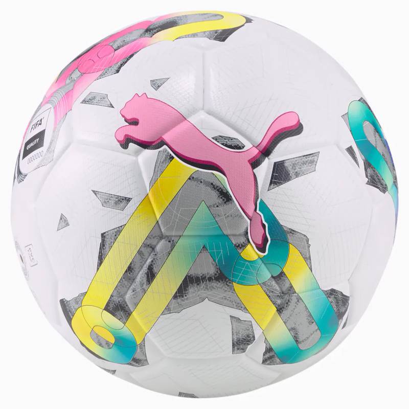 М'яч футбольний Puma Orbita 3 TB (FIFA Quality) білий, рожевий, мультиколор Уні 5 DT-083776-01, рис. 0