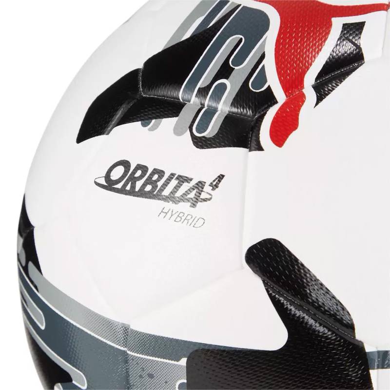 М'яч футбольний Puma Orbita 4 HYB (FIFA Basic) білий, чорний, червоний Уні 5 DT-084326-02, рис. 1