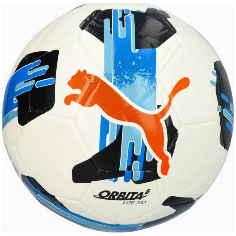 М'яч футбольний Puma Orbita 5 FUSION Lite 290 білий, синій Уні 4 DT-084333-01, рис. 0