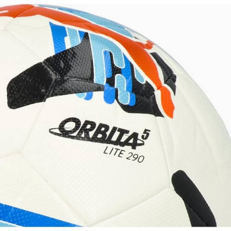 М'яч футбольний Puma Orbita 5 FUSION Lite 290 білий, синій Уні 4 DT-084333-01, рис. 2