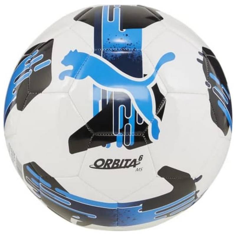 М'яч футбольний Puma Orbita 6 MS білий, синій Уні 4 DT-084335-05, рис. 0