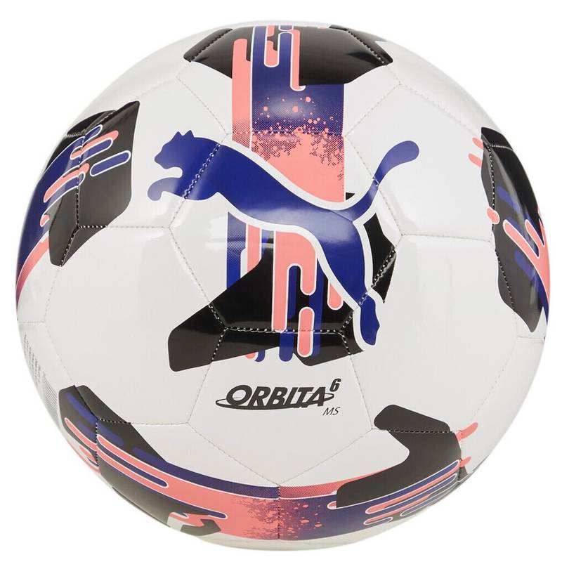 М'яч футбольний Puma Orbita 6 MS чорний, білий, синій Уні 5 DT-084335-06, рис. 0