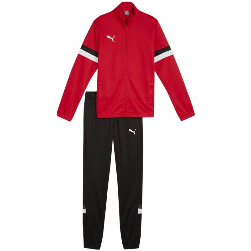 Костюм спортивний PUMA teamRISE Tracksuit Jr червоний, чорний DT-658655-01, рис. 0