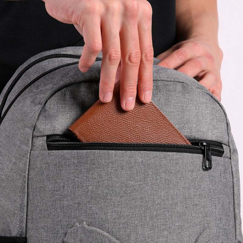 Рюкзак Puma BUZZ HEATHER Backpack 28L сірий Уні 47,5х28х20 см DT-091350-01, рис. 5