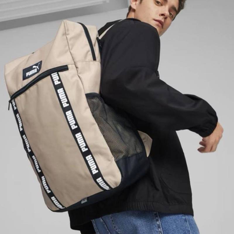 Рюкзак Puma EvoESS Box Backpack 24L чорний, бежевий Уні 30x15x48 см DT-090340-02, рис. 4