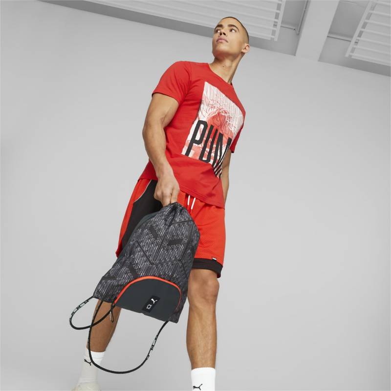 Рюкзак-мішок Puma Basketball Gym Sac 16L чорний Уні 37,5x43 см DT-079207-04, рис. 2