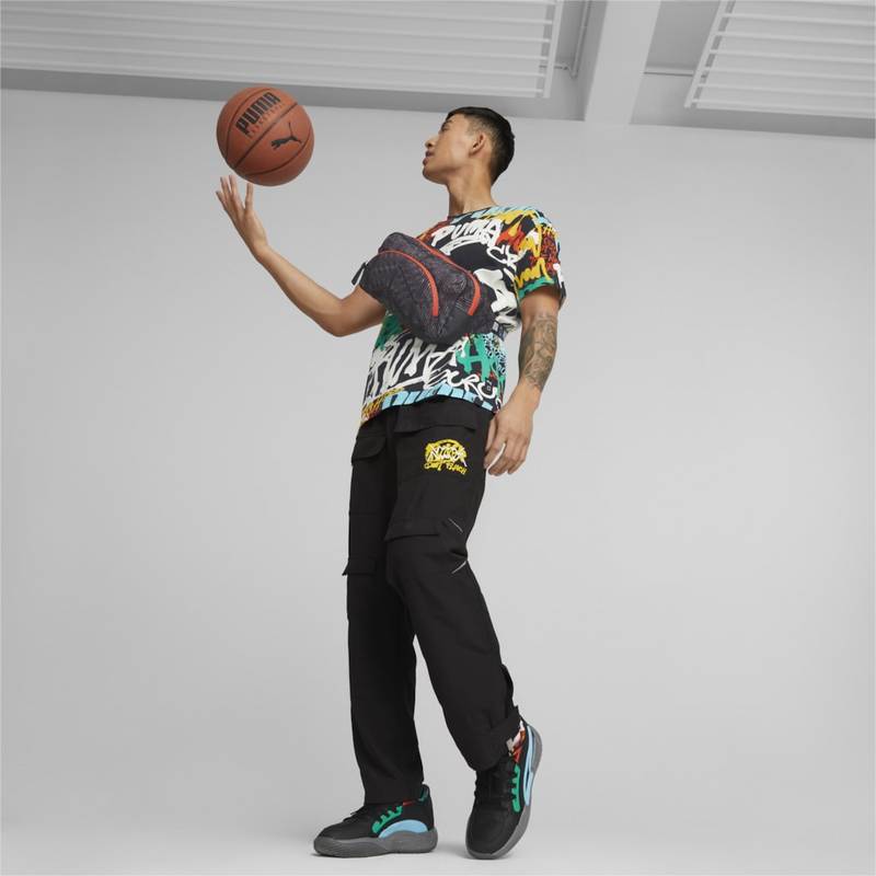 Сумка на пояс Puma Basketball Waist Bag 1,5L чорний Уні 23х13х6 см DT-079206-04, рис. 4