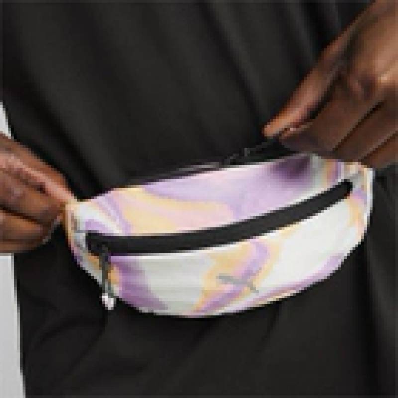 Сумка на пояс Puma PR Classic Waist Bag 0,8L чорний, білий, фіолетовий, помаранчевий Уні 23x6x9,5 см DT-090425-04, рис. 0