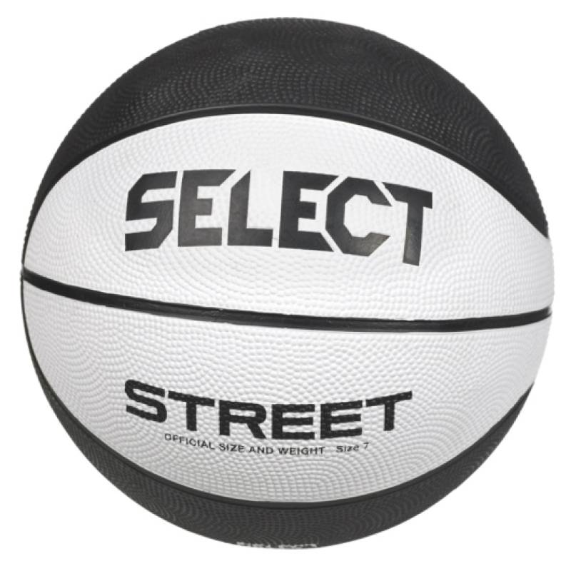 М'яч баскетбольний Select BASKETBALL STREET v23 біло-чорний Уні 5 DT-205570-126, рис. 0