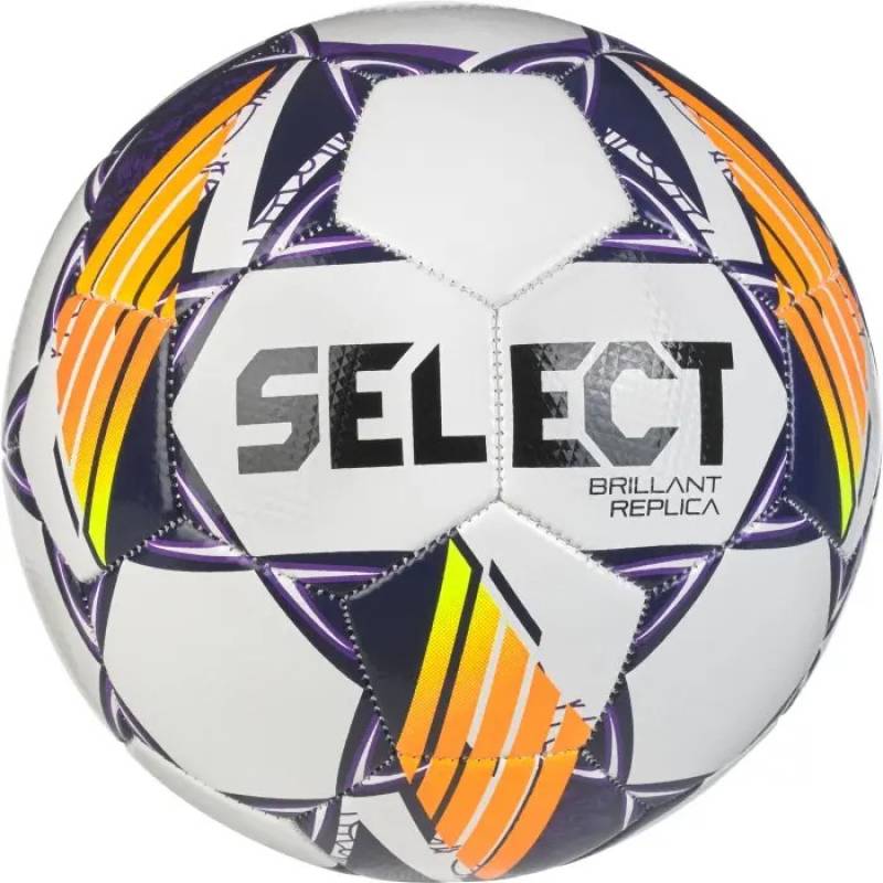 М'яч футбольний Select Brillant Replica v24 біло-фіолетовий Уні 4 DT-099488-096, рис. 0