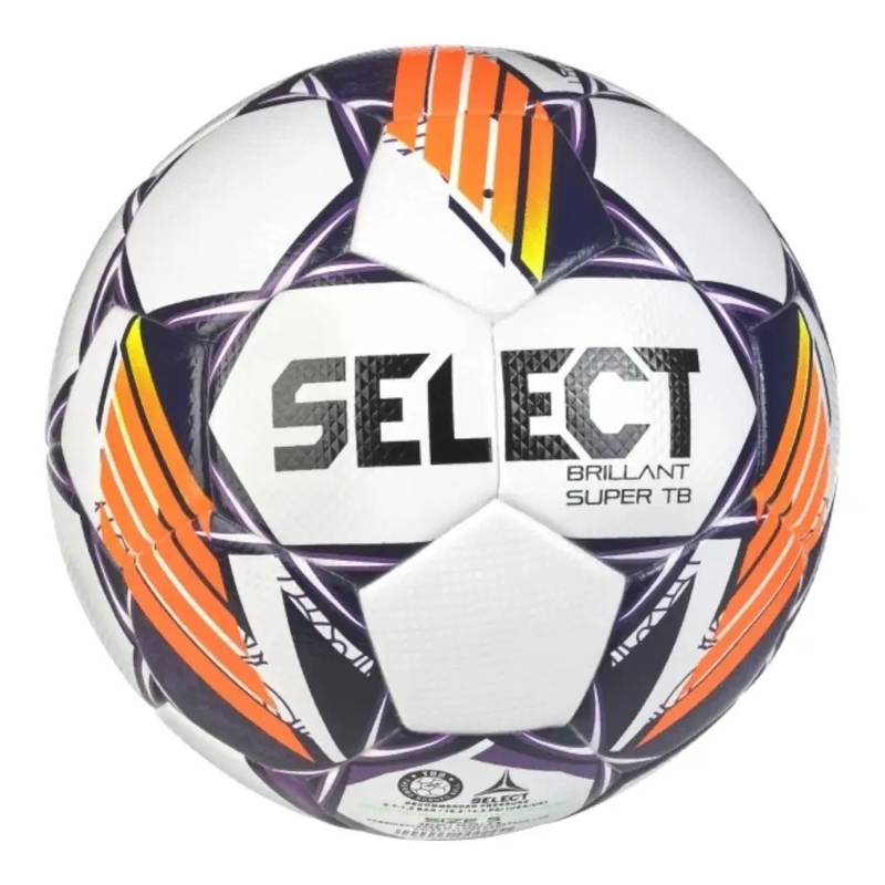 М'яч футбольний Select Brillant Super FIFA TB v24 біло-фіолетовий Уні 5 DT-361598-009, рис. 0