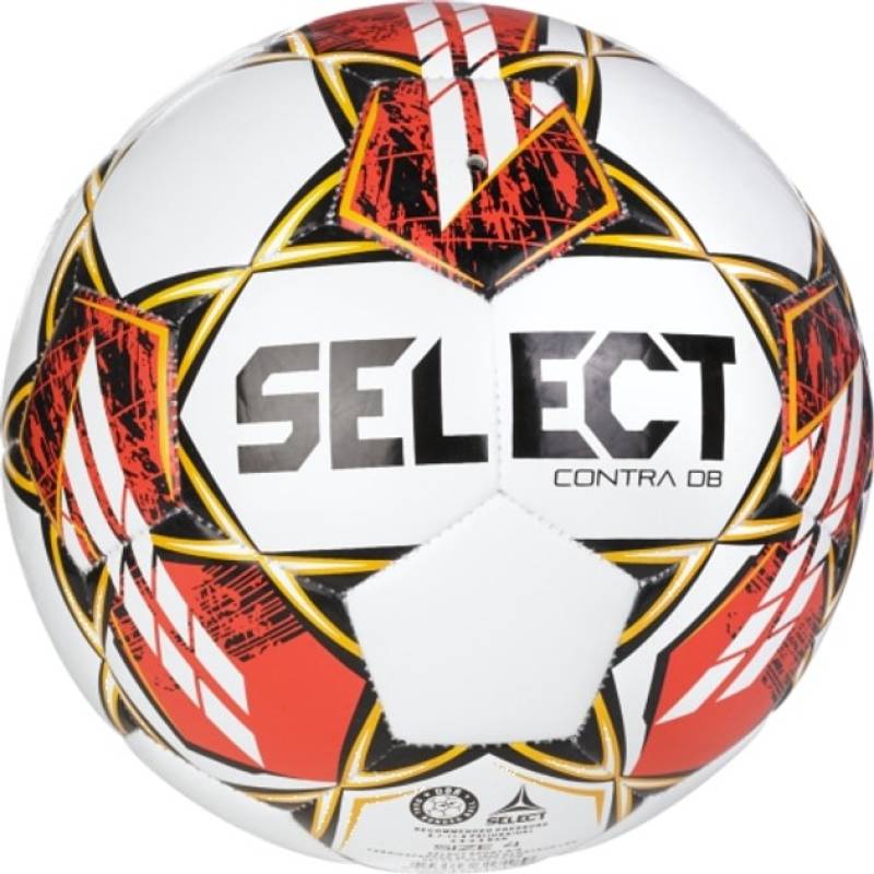 М'яч футбольний Select CONTRA DB v23 білий, червоний, золотистий Уні 4 DT-085317-300, рис. 0