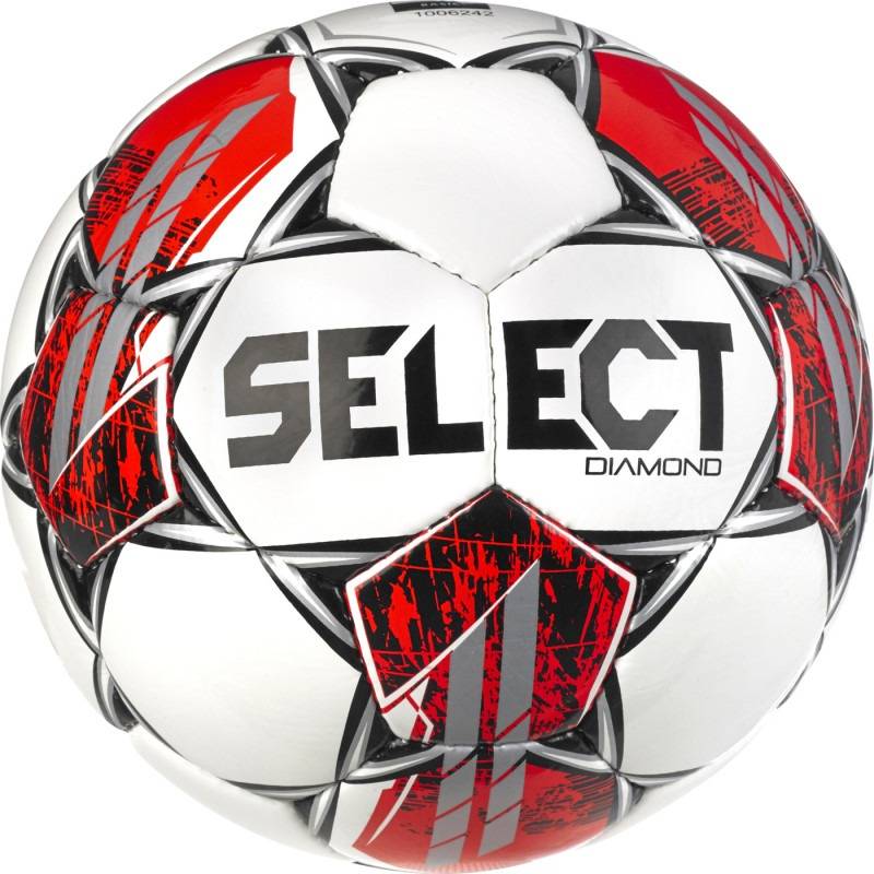 М'яч футбольний Select DIAMOND v23 біло-червоний Уні 4 DT-085436-127, рис. 0