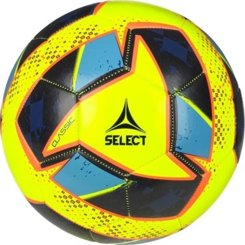 М'яч футбольний Select FB CLASSIC v24 жовтий, синій Уні 4 DT-099589-526, рис. 0