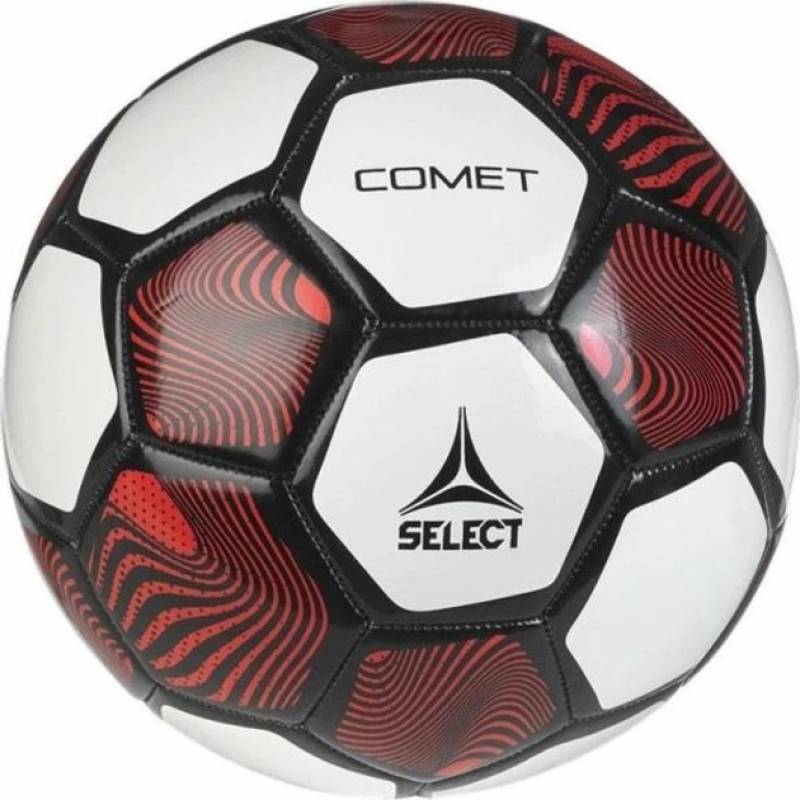 М'яч футбольний Select FB COMET чорний, білий, червоний Уні 4 DT-389480-528, рис. 0