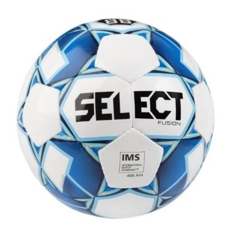 М'яч футбольний Select Fusion IMS біло-блакитний Уні 3 DT-085500-012, рис. 0