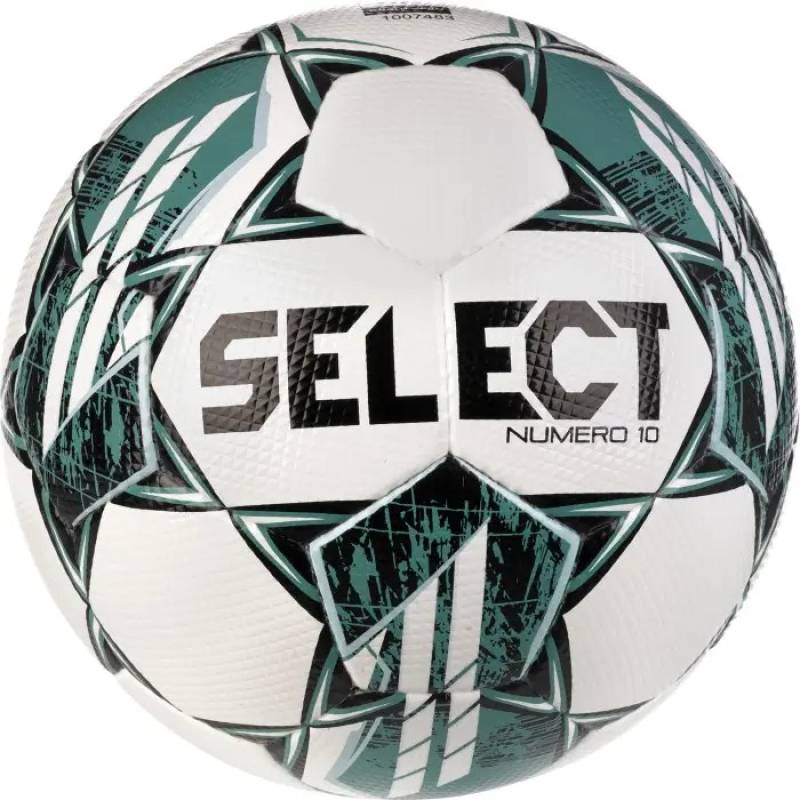 М'яч футбольний Select NUMERO 10 FIFA PRO v23 білий, зелений Уні 5 DT-367506-314, рис. 0