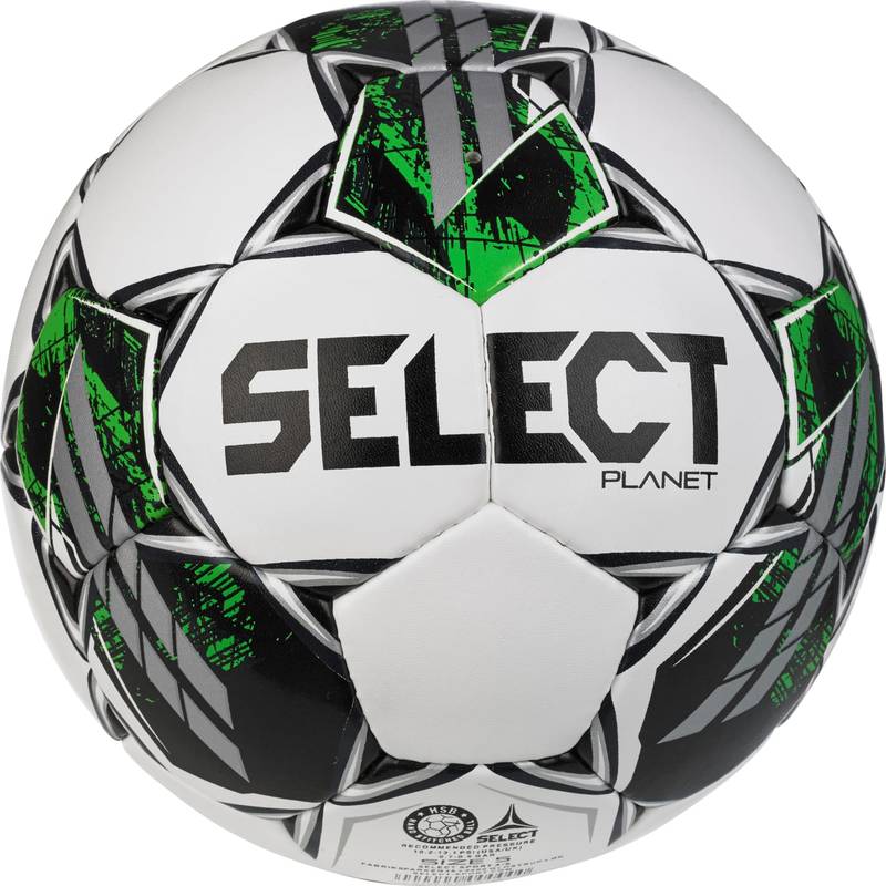 М'яч футбольний SELECT PLANET v23 білий, зелений Уні 4 DT-38556-004, рис. 0