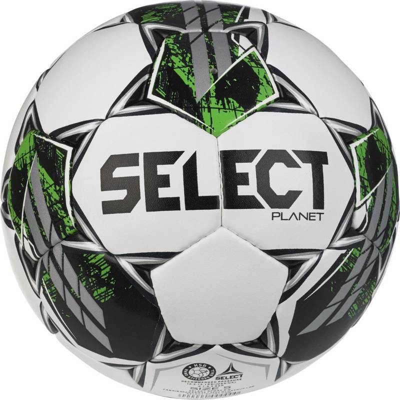 М'яч футбольний Select PLANET v23 білий, зелений Уні 5 DT-038556-963, рис. 0