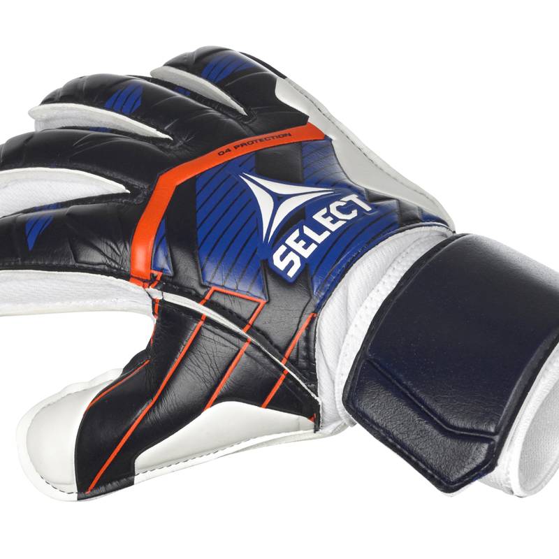 Рукавички воротарські Select GOALKEEPER GLOVES 04 PROTECTION v24 синій, білий DT-601041-202, рис. 1