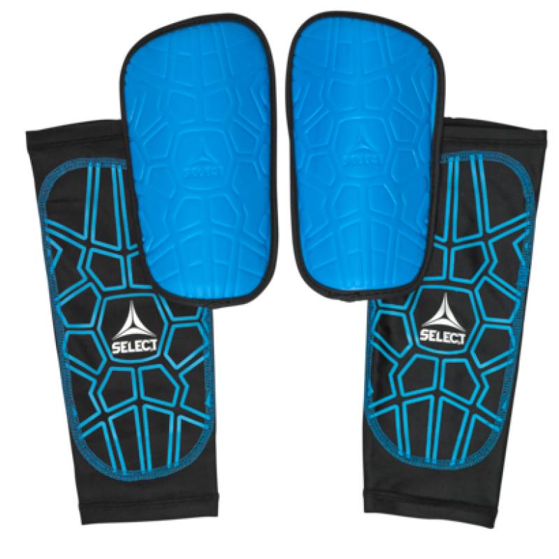Щитки футбольні Select SHIN GUARD SUPER SAFE v23 синій, чорний Уні L (зріст до 188см) DT-647810-019, рис. 0