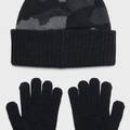 Набір шапка і рукавички UA B Beanie/Glove Combo чорний, сірий Діт OFSM DT-1386641-001, прев. 1