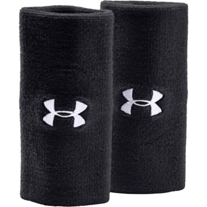 Напульсники UA 6'' Performance Wristband чорний UNI DT-1218006-001, рис. 0
