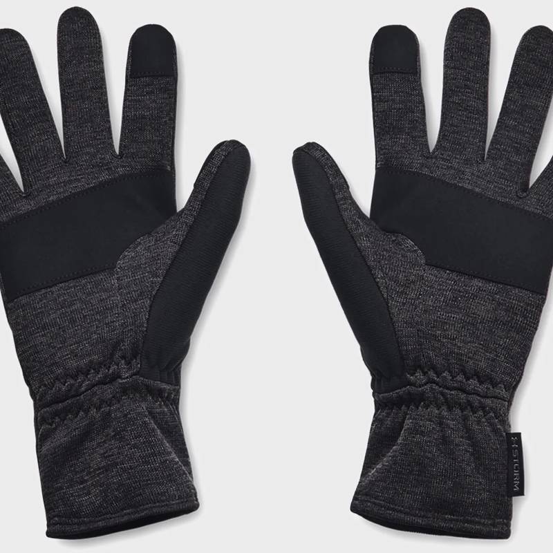 Рукавички UA Storm Fleece Gloves чорний, сірий Чол LG DT-1365958-001, рис. 1