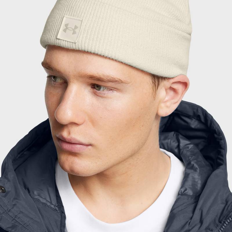 Шапка UA Halftime Shallow Cuff бежевий Чол OSFM DT-1379990-110, рис. 2