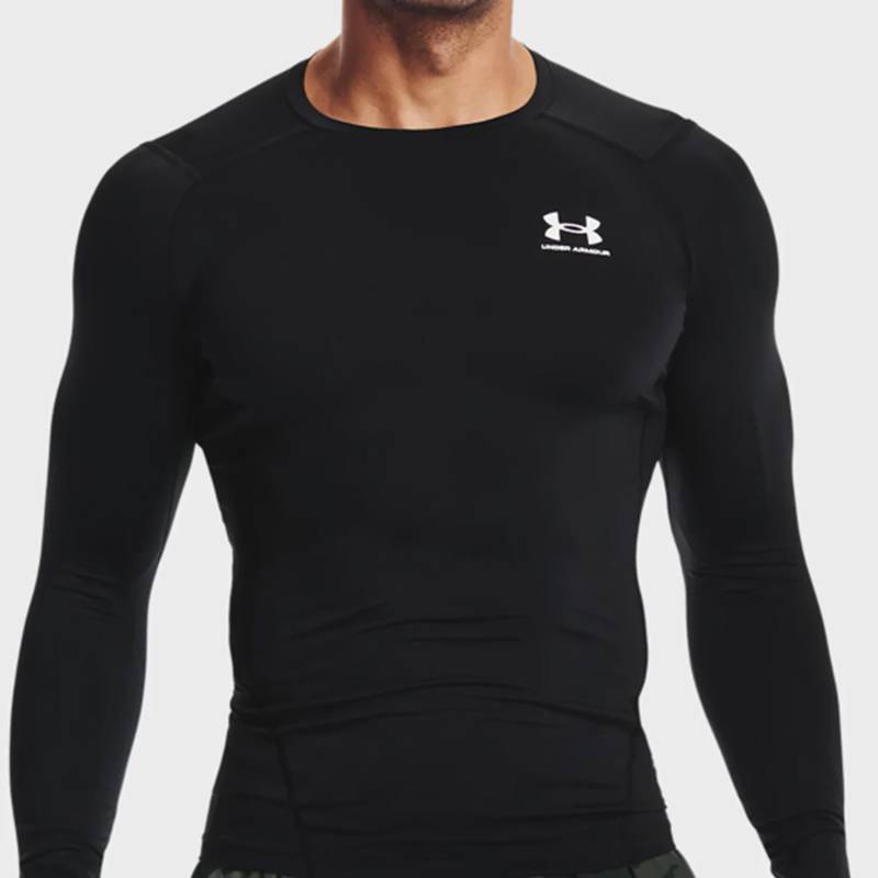 Лонгслів UA HG Armour Comp LS чорний Чол LG DT-1361524-001, рис. 0