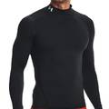 Лонгслів UA HG Armour Comp Mock LS чорний Чол LG DT-1369606-001, прев. 1