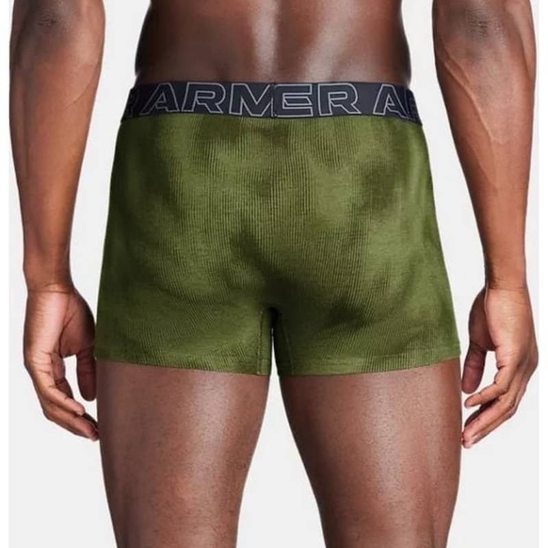 Труси UA PERFORMANCE COTTON - PRINT 3 IN 3PK зелений, сірий, чорний Чол DT-1383892-391, рис. 2