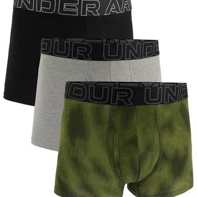 Труси UA PERFORMANCE COTTON - PRINT 3 IN 3PK зелений, сірий, чорний Чол DT-1383892-391