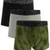 Труси UA PERFORMANCE COTTON - PRINT 3 IN 3PK зелений, сірий, чорний Чол L DT-1383892-391, прев. 0