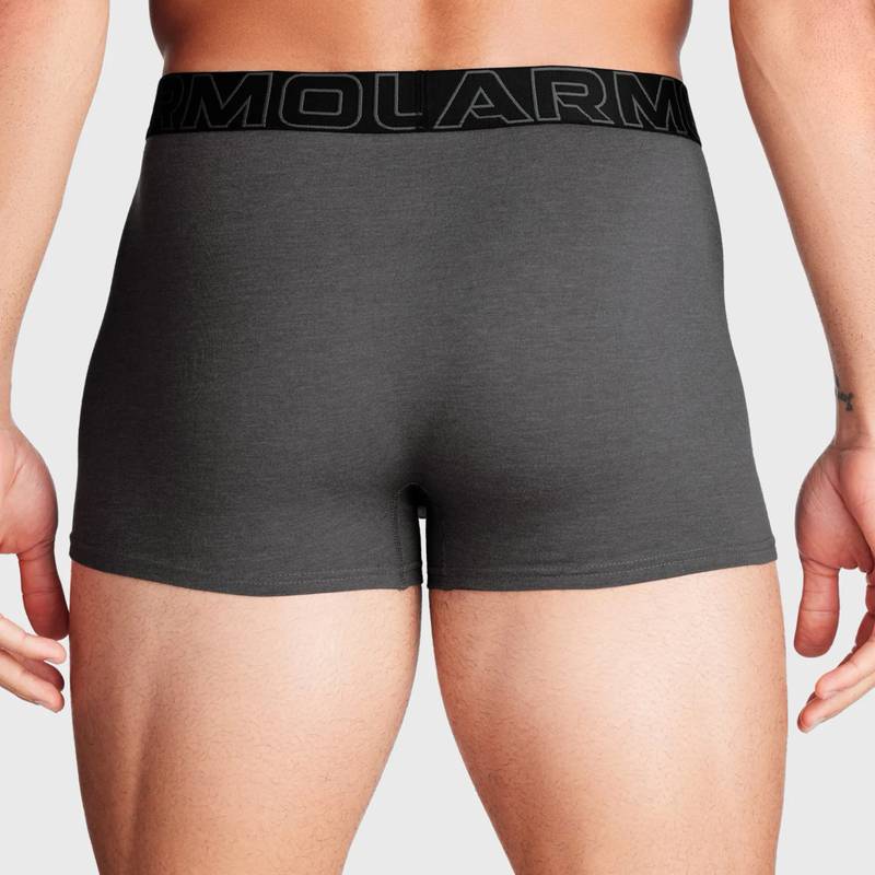 Труси UA PERFORMANCE COTTON - SOLID 3 3PK сірий, червоний, чорний Чол MD DT-1383891-025, рис. 2
