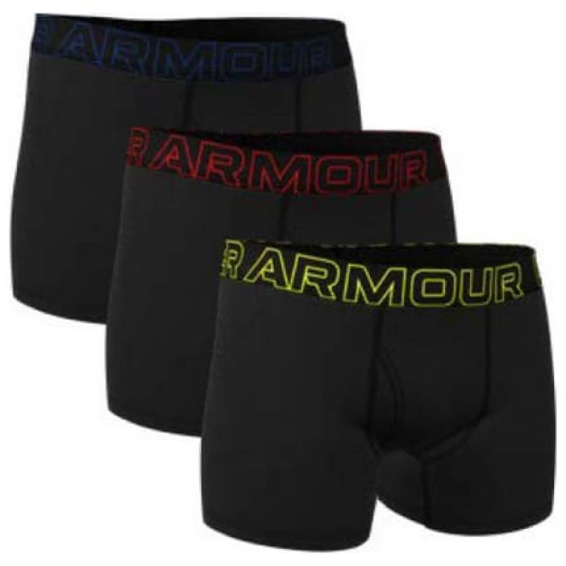 Труси UA PERFORMANCE COTTON - SOLID 3 IN 3PK чорний Чол L DT-1383891-004, рис. 0