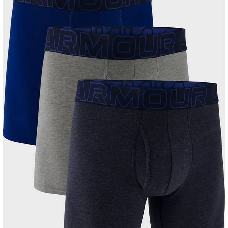 Труси UA PERFORMANCE COTTON - SOLID 6 IN 3PK Синий Чол 3XL DT-1383889-410, рис. 0