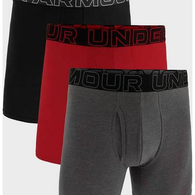 Труси Underwear Boxers UA PERFORMANCE COTTON - SOLID 6 3PK сірий Чол LG DT-1383889-025