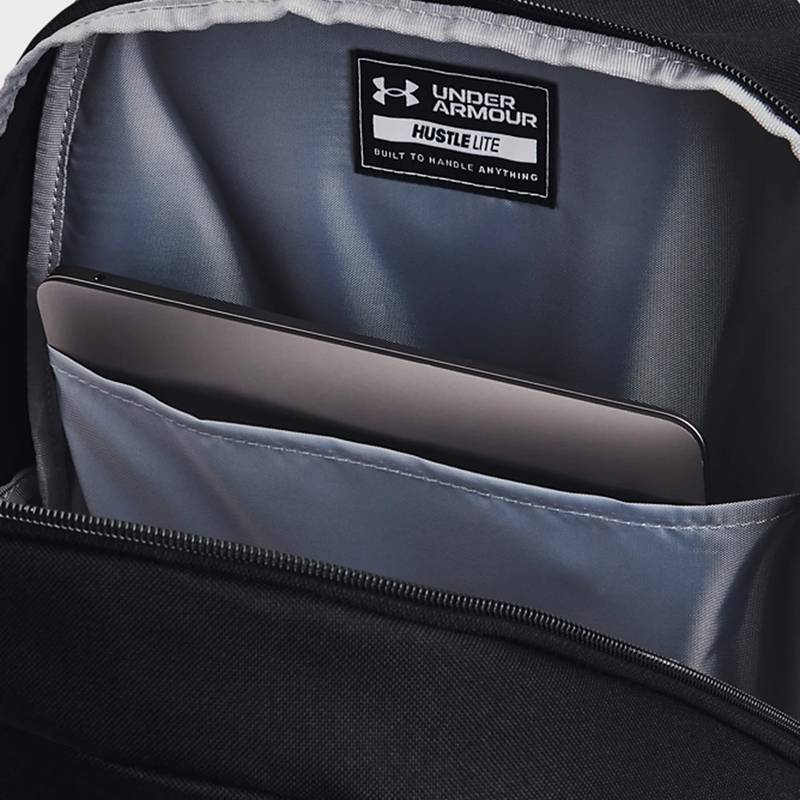 Рюкзак UA Hustle Lite Backpack чорний 30,5x18x46 см DT-1364180-001, рис. 3