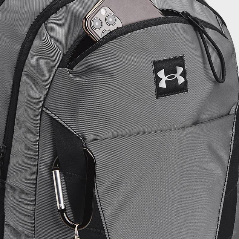 Рюкзак UA Hustle Signature Backpack чорний 44х33х22 см DT-1372287-001, рис. 3