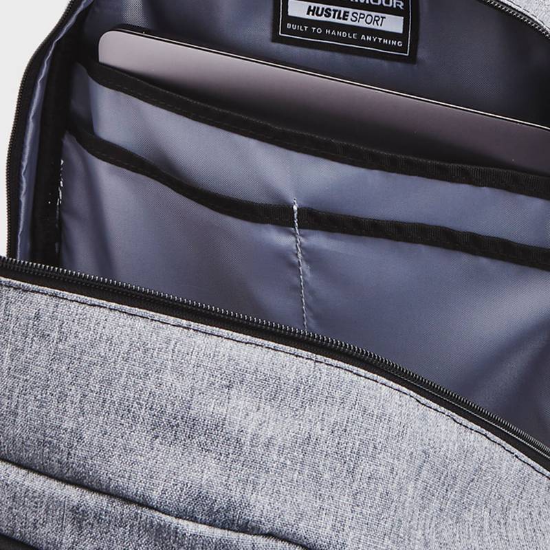 Рюкзак UA Hustle Sport Backpack сірий 32х47х19 см DT-1364181-012, рис. 3