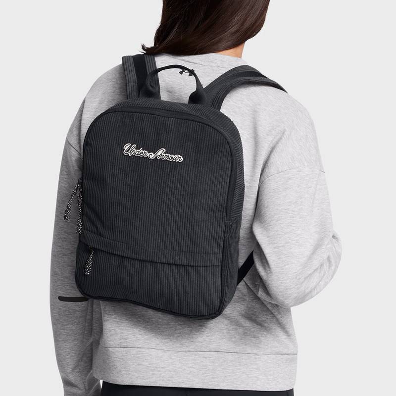 Рюкзак UA Loudon Corduroy SM BP 10L чорний Жін 25x35,5x10 см DT-1384676-001, рис. 4