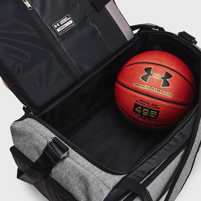Сумка UA Contain Duo MD BP Duffle 50L сірий Уни 60x47x30 см DT-1381919-025, рис. 3