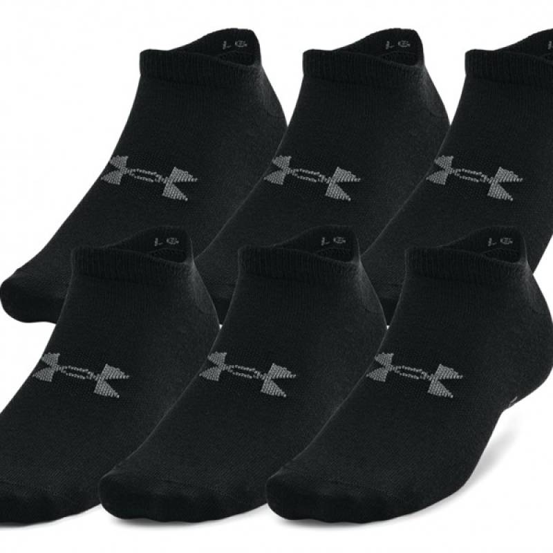 Шкарпетки UA Essential No Show 6pk чорний Уні SM DT-1370542-001, рис. 0